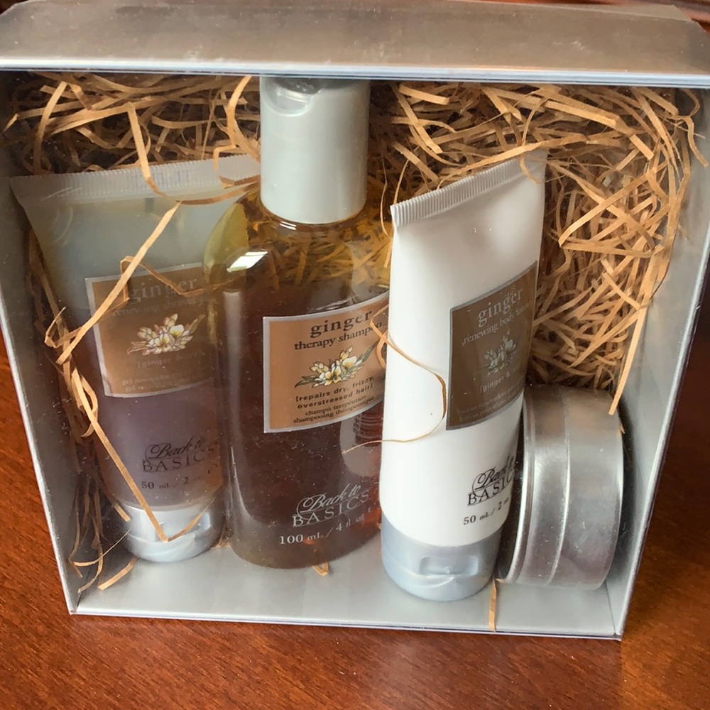Ginger! Shampoo, shower gel, lotion, candle